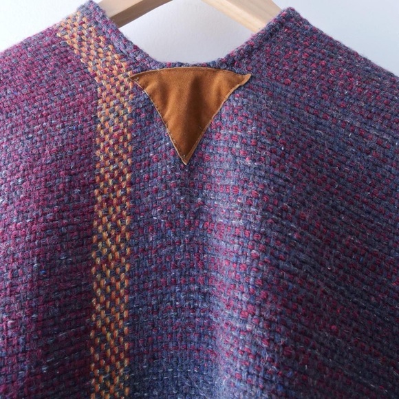 SOLD ✨ please do not purchase ✨80s/90s plaid poncho - Picture 8 of 8